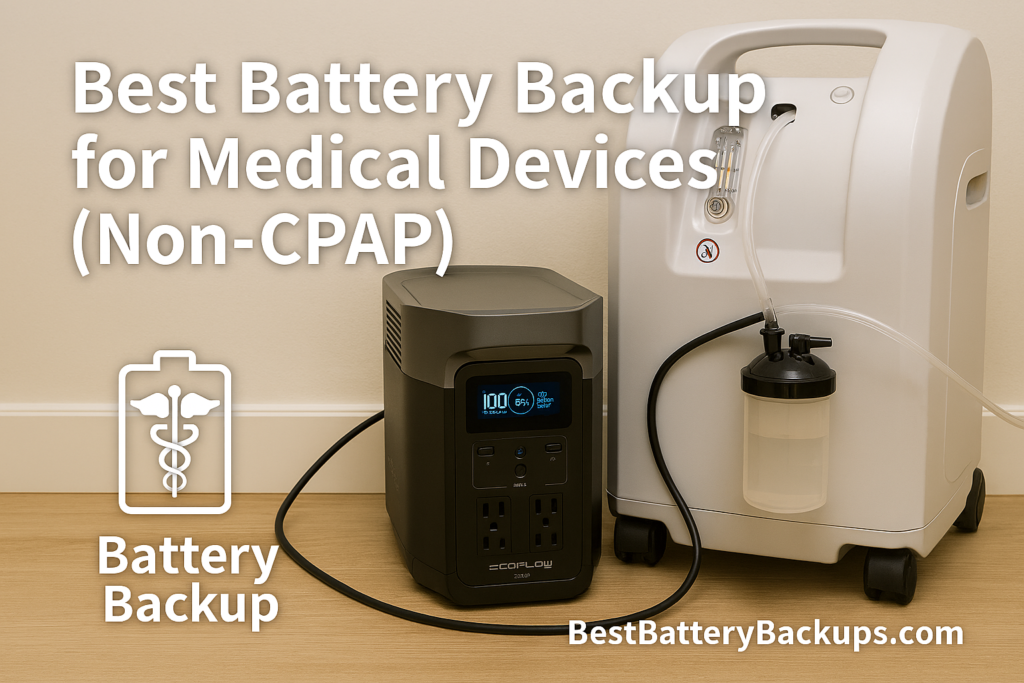 Best Battery Backup for Medical Devices (non‑CPAP)