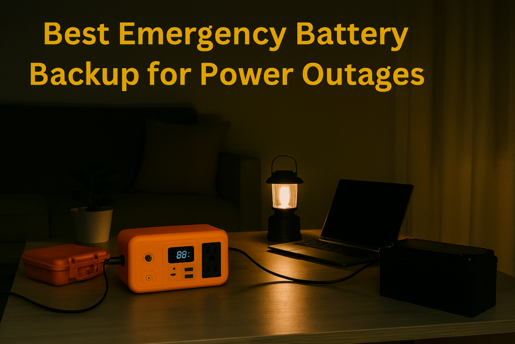 Best Emergency Battery Backup for Power Outages
