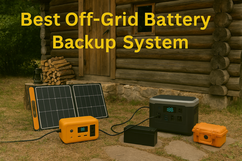 Best Off‑Grid Battery Backup System