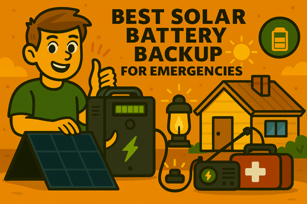 Best Solar Battery Backup for Emergencies – Reviews – Comparisons – Buyer Insight