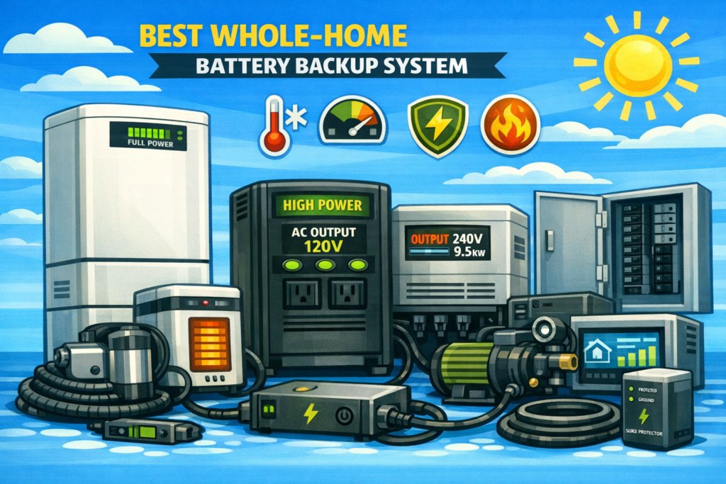 Best Whole‑Home Battery Backup System – Reviews – Comparisons – Buyer Insight