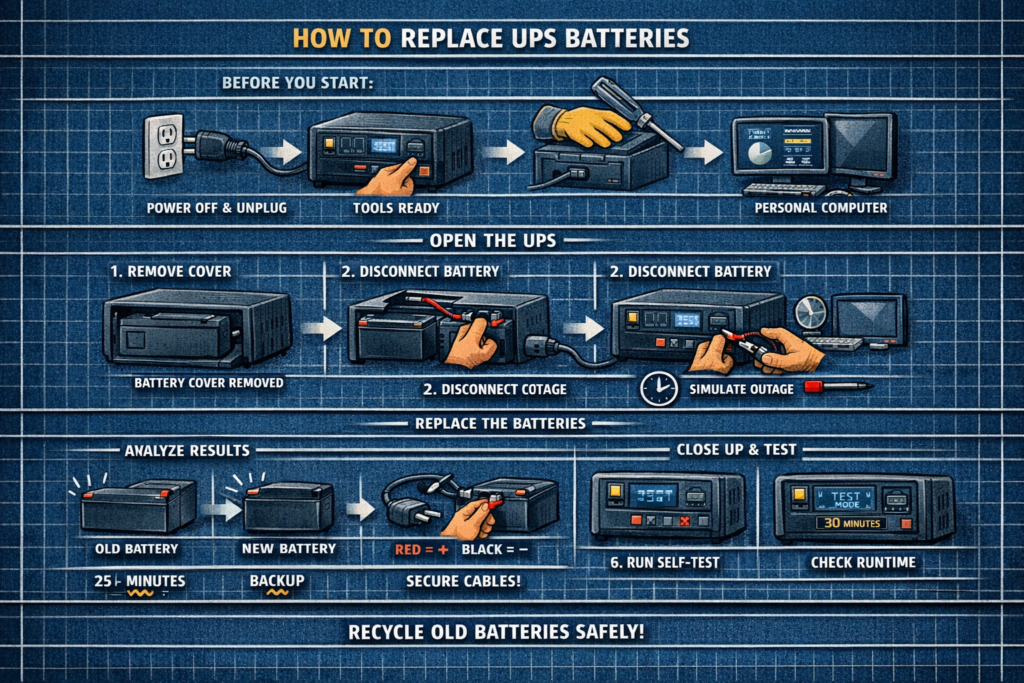 How to Replace UPS Batteries – Safe Removal & Installation Guide