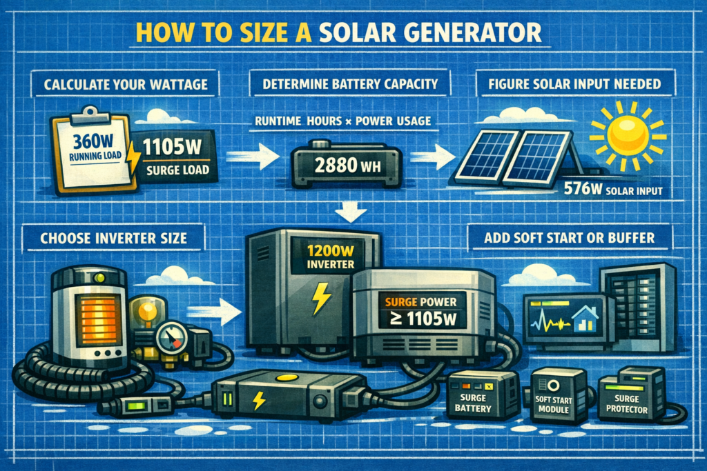 How to Size a Solar Generator