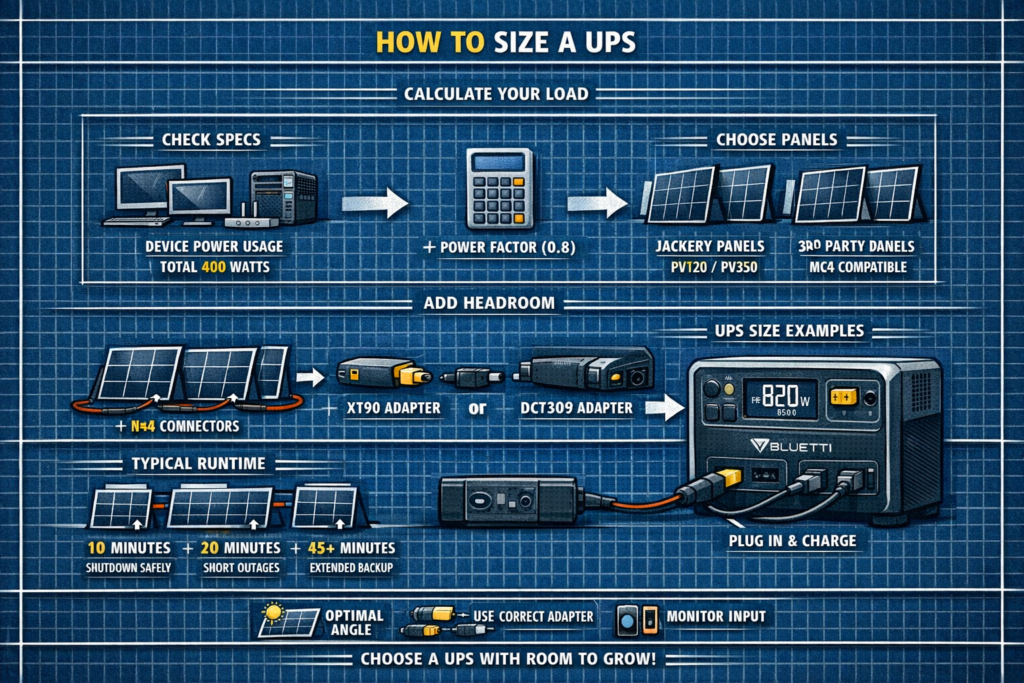 How to Size a UPS – Load, Runtime & VAWatt Guide