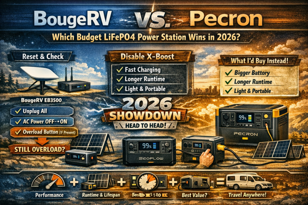 BougeRV vs. Pecron Which Budget LiFePO4 Power Station Wins in 2026