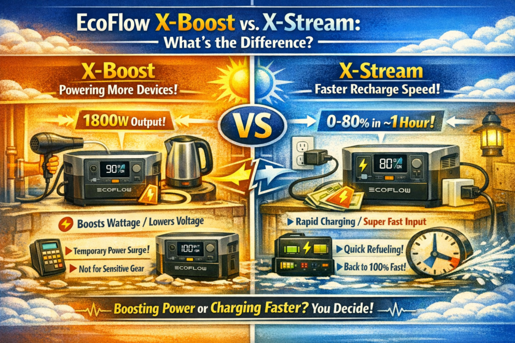 EcoFlow X-Boost vs. X-Stream What’s the Difference