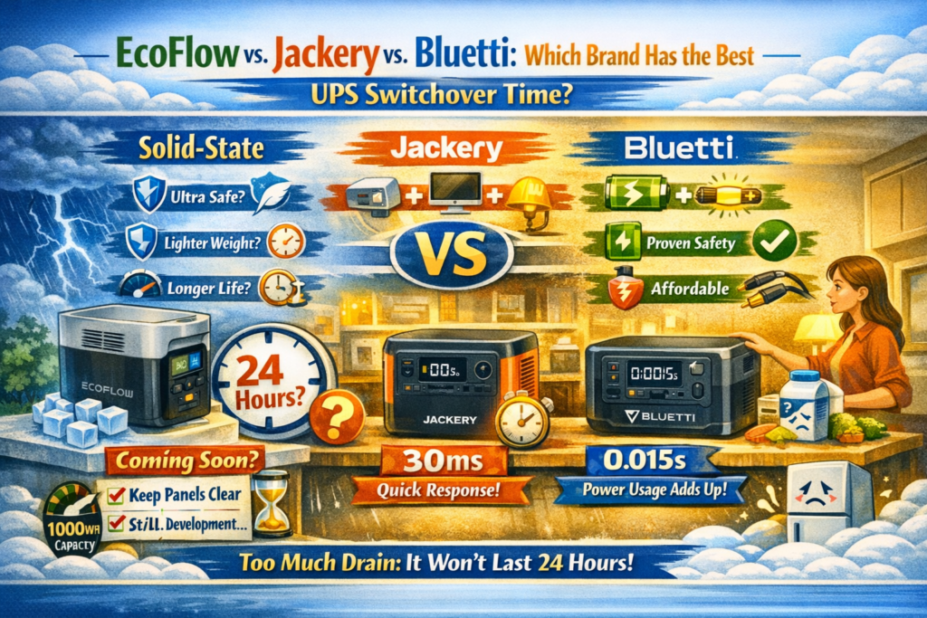 EcoFlow vs. Jackery vs. Bluetti Which Brand Has the Best UPS Switchover Time