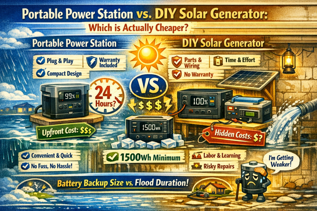 Portable Power Station vs. DIY Solar Generator Which is Actually Cheaper